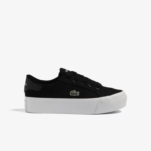 Sneakers Ziane Platform Femme En Textile | Lacoste Clearance