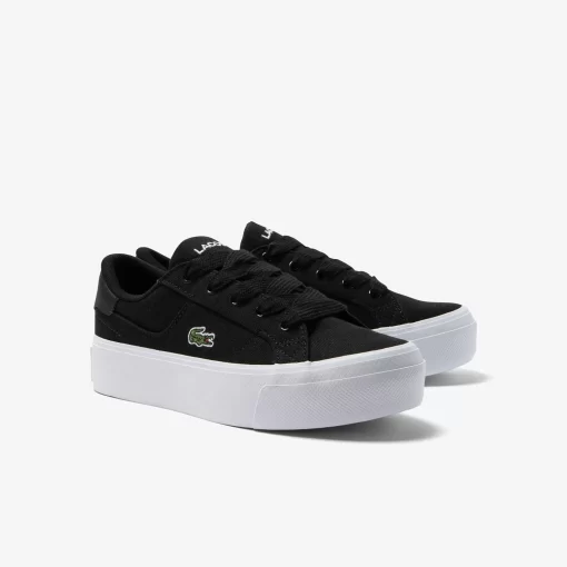 Sneakers Ziane Platform Femme En Textile | Lacoste Clearance