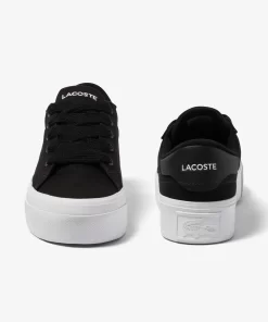 Sneakers Ziane Platform Femme En Textile | Lacoste Clearance