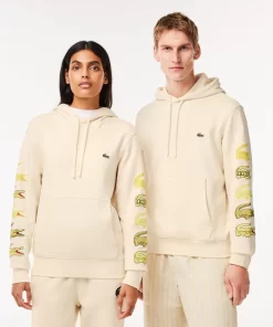 Sweatshirt A Capuche Avec Crocodiles Contrastes | Lacoste Cheap