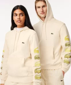 Sweatshirt A Capuche Avec Crocodiles Contrastes | Lacoste Cheap