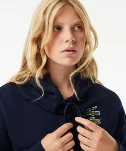 Sweatshirt A Capuche Avec Crocodiles Iconiques | Lacoste Outlet