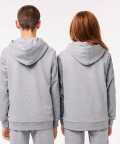 Sweatshirt A Capuche En Molleton De Coton | Lacoste New