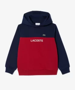 Sweatshirt A Capuche Enfant En Molleton Coton Biologique | Lacoste Outlet