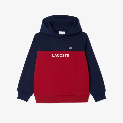 Sweatshirt A Capuche Enfant En Molleton Coton Biologique | Lacoste Outlet