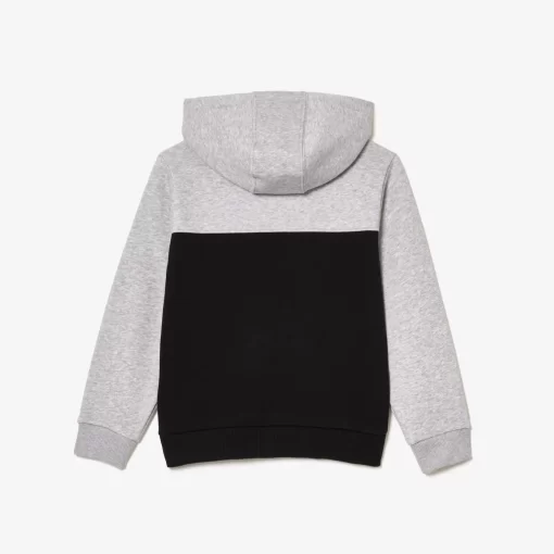 Sweatshirt A Capuche Enfant En Molleton Coton Biologique | Lacoste New