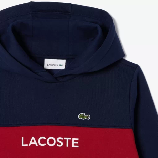 Sweatshirt A Capuche Enfant En Molleton Coton Biologique | Lacoste Outlet