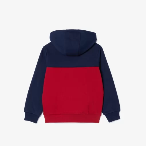 Sweatshirt A Capuche Enfant En Molleton Coton Biologique | Lacoste Outlet