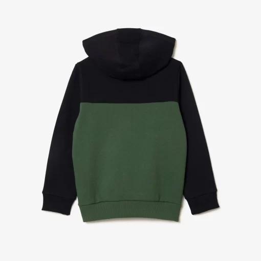 Sweatshirt A Capuche Enfant En Molleton Coton Biologique | Lacoste Discount