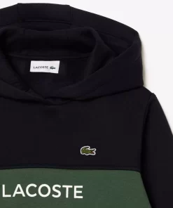 Sweatshirt A Capuche Enfant En Molleton Coton Biologique | Lacoste Discount