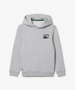 Sweatshirt A Capuche Garçon Avec Imprimes | Lacoste Store