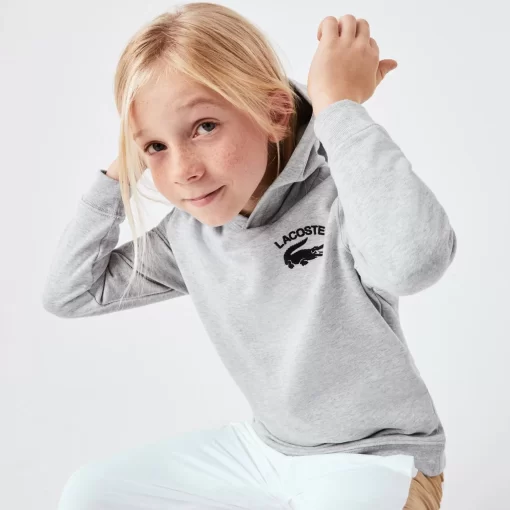 Sweatshirt A Capuche Garçon Avec Imprimes | Lacoste Store