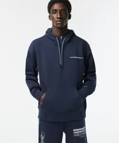 Sweatshirt A Capuche Homme Loose Fit En Double Face | Lacoste Sale