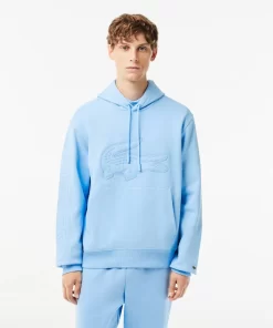 Sweatshirt A Capuche Jogger Avec Crocodile Matelasse | Lacoste Cheap