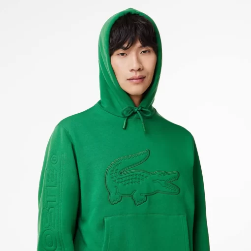 Sweatshirt A Capuche Jogger Avec Crocodile Matelasse | Lacoste Outlet