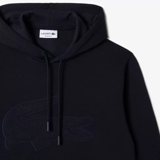 Sweatshirt A Capuche Jogger Avec Crocodile Matelasse | Lacoste Best