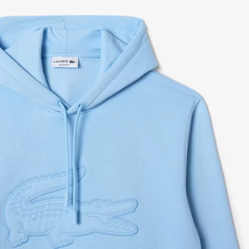 Sweatshirt A Capuche Jogger Avec Crocodile Matelasse | Lacoste Cheap