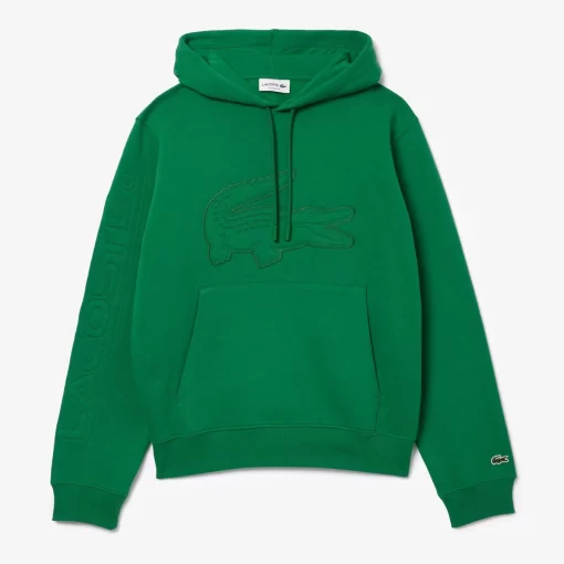 Sweatshirt A Capuche Jogger Avec Crocodile Matelasse | Lacoste Outlet