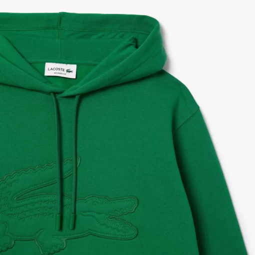 Sweatshirt A Capuche Jogger Avec Crocodile Matelasse | Lacoste Outlet