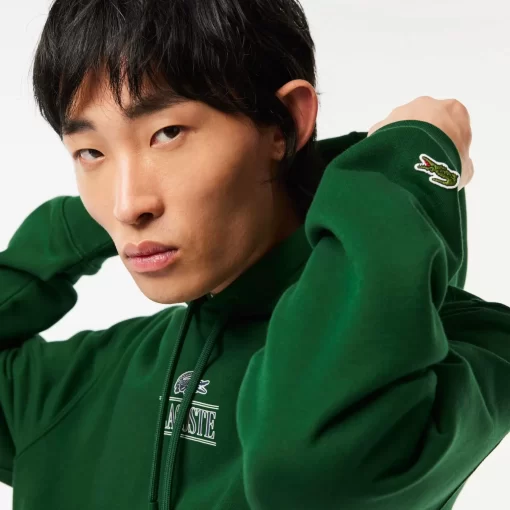 Sweatshirt A Capuche Jogger Avec Imprime | Lacoste Hot