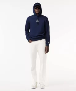 Sweatshirt A Capuche Jogger Avec Imprime | Lacoste Store