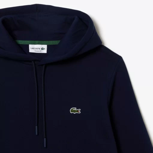 Sweatshirt A Capuche Jogger Homme En Coton Biologique | Lacoste New