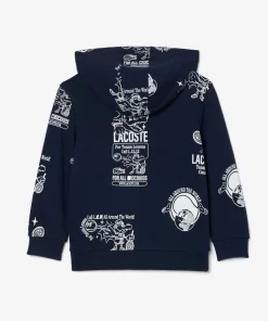 Sweatshirt A Capuche Jogger Imprime Graphique | Lacoste Cheap