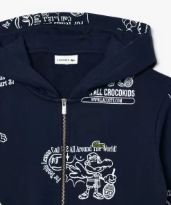 Sweatshirt A Capuche Jogger Imprime Graphique | Lacoste Cheap