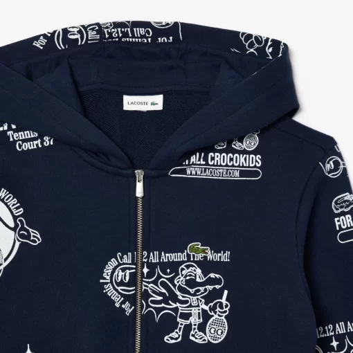 Sweatshirt A Capuche Jogger Imprime Graphique | Lacoste Cheap