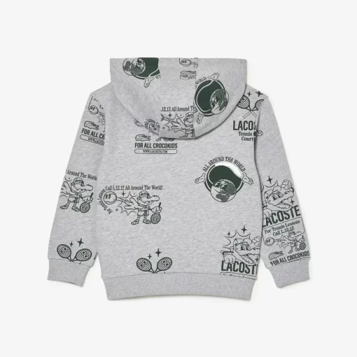 Sweatshirt A Capuche Jogger Imprime Graphique | Lacoste Online