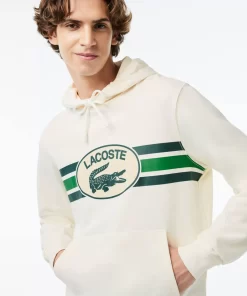 Sweatshirt A Capuche Loose Fit Imprime Monogramme | Lacoste Clearance