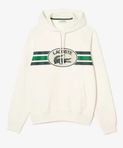 Sweatshirt A Capuche Loose Fit Imprime Monogramme | Lacoste Clearance