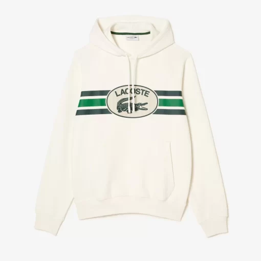 Sweatshirt A Capuche Loose Fit Imprime Monogramme | Lacoste Clearance