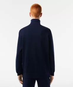 Sweatshirt A Col Montant Zippe En Coton Uni | Lacoste Online