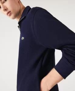 Sweatshirt A Col Montant Zippe En Coton Uni | Lacoste Online