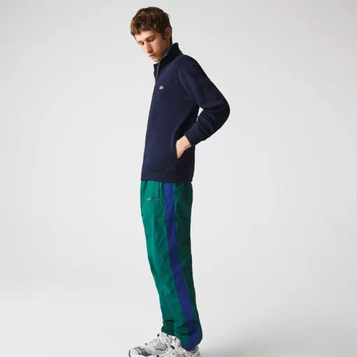 Sweatshirt A Col Montant Zippe En Coton Uni | Lacoste Online