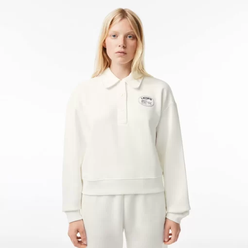 Sweatshirt A Col Polo Jogger Avec Broderie | Lacoste Fashion