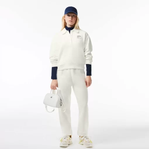 Sweatshirt A Col Polo Jogger Avec Broderie | Lacoste Fashion