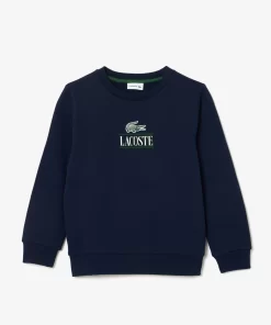 Sweatshirt Avec Imprime Iconique En Coton | Lacoste Discount