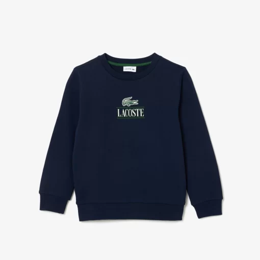 Sweatshirt Avec Imprime Iconique En Coton | Lacoste Discount