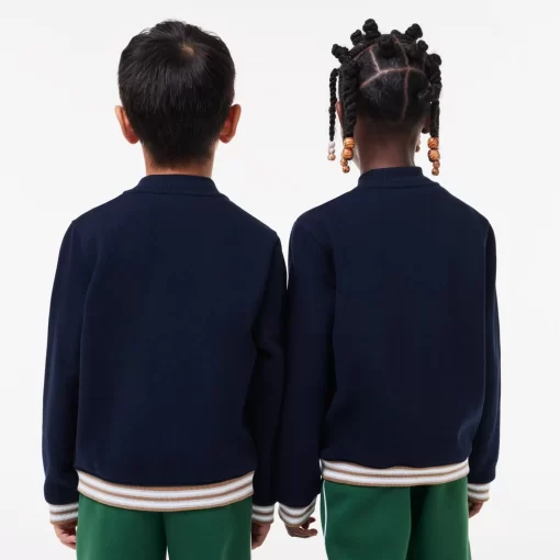 Sweatshirt Boutonne Enfant En Molleton | Lacoste Shop