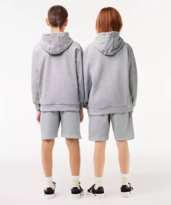 Sweatshirt Boutonne Enfant En Molleton | Lacoste New