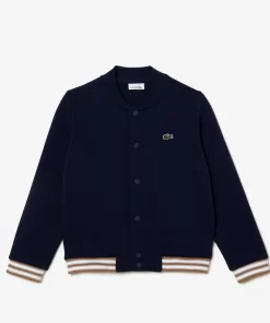 Sweatshirt Boutonne Enfant En Molleton | Lacoste Shop