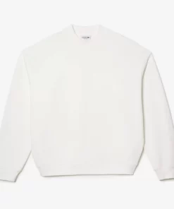 Sweatshirt Brode Oversize En Coton | Lacoste Flash Sale