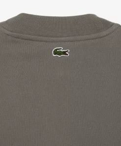 Sweatshirt Brode Oversize En Coton | Lacoste Sale