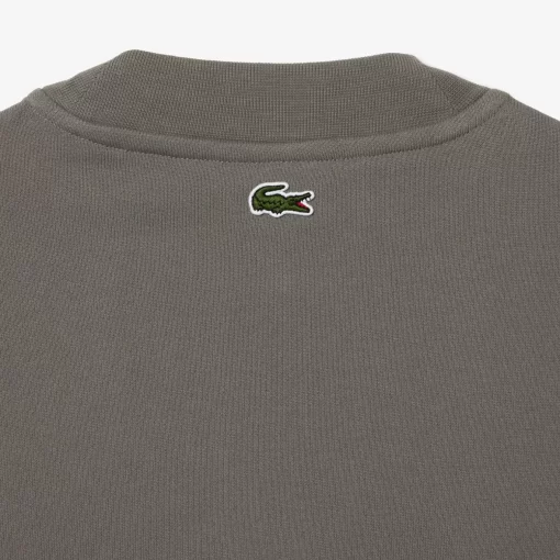 Sweatshirt Brode Oversize En Coton | Lacoste Sale