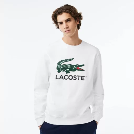 Sweatshirt Classic Fit En Molleton De Coton | Lacoste Sale