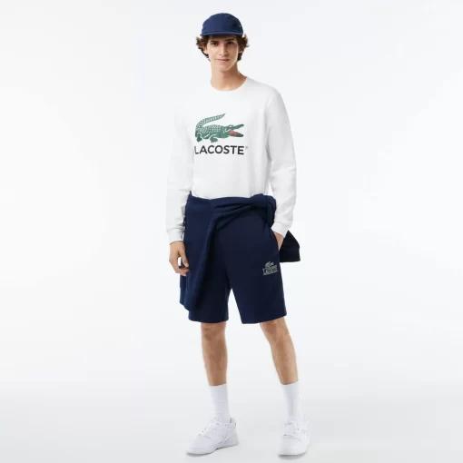 Sweatshirt Classic Fit En Molleton De Coton | Lacoste Sale