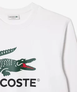 Sweatshirt Classic Fit En Molleton De Coton | Lacoste Sale