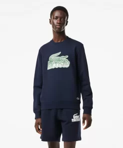 Sweatshirt Col Rond Homme En Molleton | Lacoste Clearance